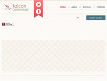 Tablet Screenshot of falconcreativestudio.com